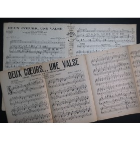 STOLZ Robert Deux Coeurs une Valse Chant Piano 1930
