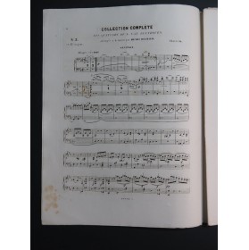 BEETHOVEN Quatuor op 18 No 3 Ré Majeur Piano 4 mains ca1860