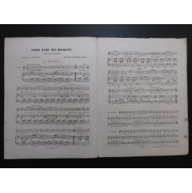 LEDUC Alphonse Notre Dame des Bouquets Chant Piano ca1867