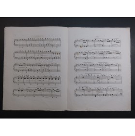 WAGNER Richard Lohengrin Marche Piano 4 Mains ca1875