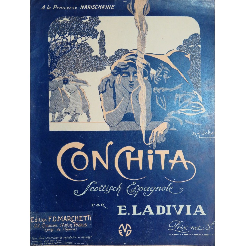 LADIVIA E. Conchita Piano 1920