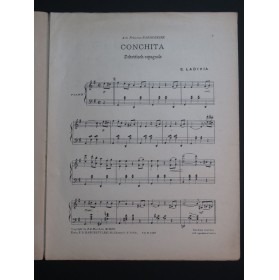 LADIVIA E. Conchita Piano 1920