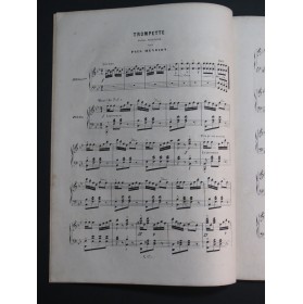 HENRION Paul Trompette Polka Militaire Piano ca1850