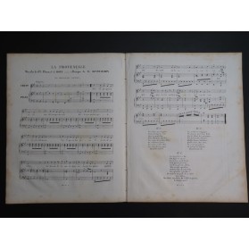 DENNE-BARON D. La Provençale Piano Chant 1835