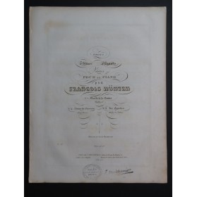 HÜNTEN François Variations sur un Thème du Crociato op 94 Piano ca1838