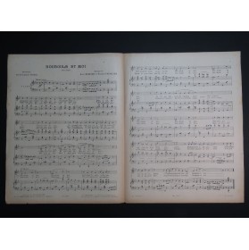 MERCIER René CHEVALIER Maurice Bouboule et Moi Chant Piano 1921
