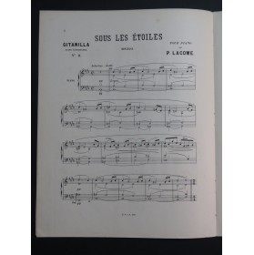 LACOME Paul Sous les Étoiles Piano ca1890