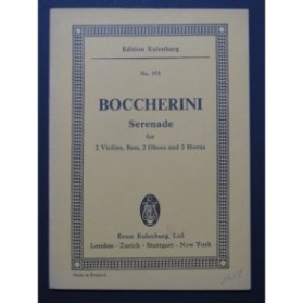 BOCCHERINI Luigi Serenade Violon Basse Hautbois Cor 1956