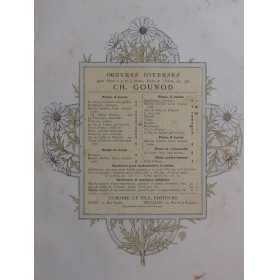 GOUNOD Charles Dodelinette Piano 4 mains ca1875