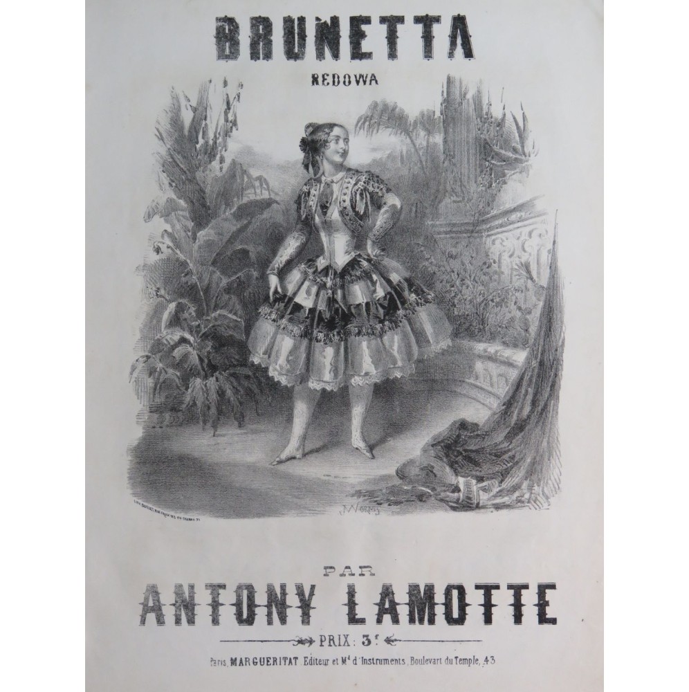 LAMOTTE Antony Brunetta Piano XIXe siècle