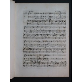 BLANGINI Félix Trois Romances à deux Voix 23e Recueil Chant Piano ca1820