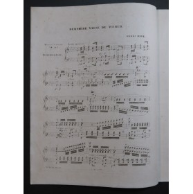 HERZ Henri Variations sur La Dernière Valse de Weber Piano ca1830