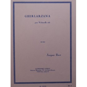 IBERT Jacques Ghirlarzana Violoncelle