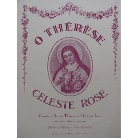 O Thérèse, Céleste Rose ! Cantate à Saint Thérèse Chant Orgue