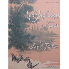 TUNIL Jean Les Papillons Chant Piano