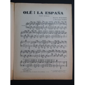 MIRANDA Basilio PARÈS Philippe Olé ! La España Piano 1927