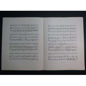 FABRE Gabriel J'ai marché trente ans Chant Piano 1906