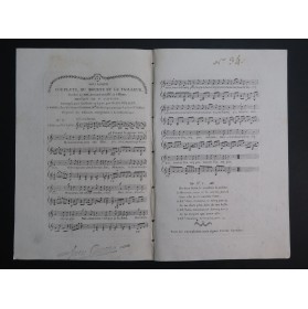 GAVEAUX Pierre Le Bouffe et le Tailleur No 5 Chant Guitare ou Lyre ca1805