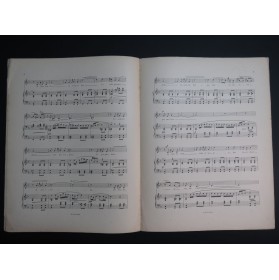VIDAL Paul Chanson Egyptienne Appel au bien aimé Chant Piano 1902