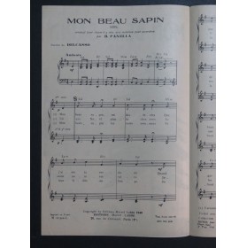 Mon Beau Sapin Noël Chant Accordéon 1946