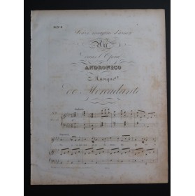 MERCADANTE Saverio Andronico No 1 Chant Piano ca1830