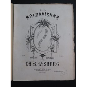 LYSBERG Ch. B. La Moldavienne Piano ca1859