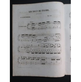 DUVERNOY J. B. Les Noces de Figaro op 254 Piano ca1860