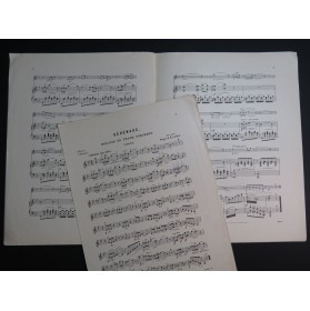 SCHUBERT Franz Sérénade Piano Violon ca1875