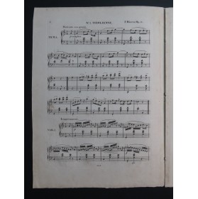 HÜNTEN François Tyrolienne op 51 No 1 Piano ca1833