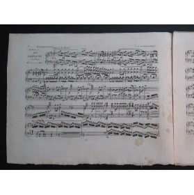 KALKBRENNER Frédéric Fantaisie No 12 W'ere a noddin op 60 Piano ca1825