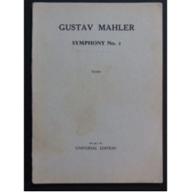 MAHLER Gustav Symphonie No 1 Orchestre 1966