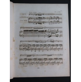 HERZ Henri TULOU Jean-Louis L'Enfant du Régiment Piano Flûte ca1825