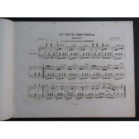 PILODO P. Les Fées du Jardin Mabille Piano ca1850