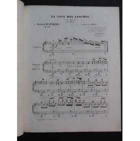 LYSBERG Ch. B. La Voix des Cloches Piano ca1865