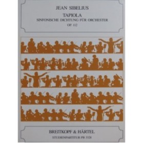 SIBELIUS Jean Tapiola op 112 Orchestre 1985