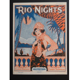 THOMPSON Fisher Rio Nights Chant Piano 1922