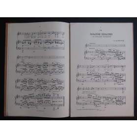 ALBENIZ Isaac Quatre Mélodies Chant Piano 1909