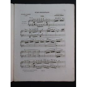 DE VILBAC Renaud Duo sur l'Elisire d'Amore op 24 Piano 4 mains ca1850