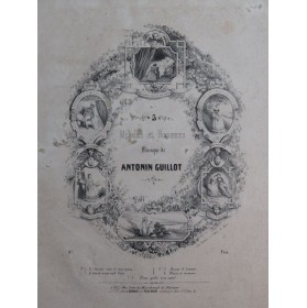 GUILLOT Antonin Dieu Guidez son Coeur Chant Piano ca1840