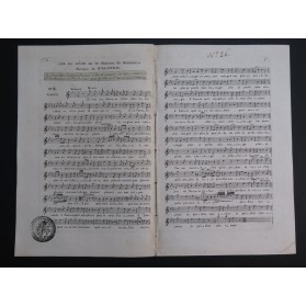 DALAYRAC Nicolas Air de Léon ou le Chateua de Monténéro Chant ca1800