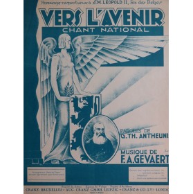 GEVAERT F. A. Vers L'Avenir Chant Piano