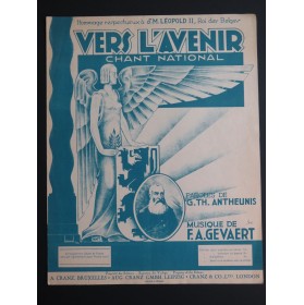 GEVAERT F. A. Vers L'Avenir Chant Piano