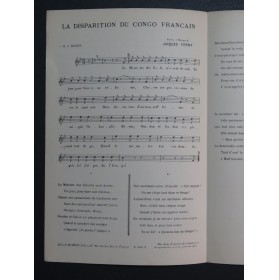 La Disparition du Congo Français Jacques Ferny Chant ca1895