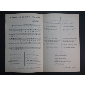 La Disparition du Congo Français Jacques Ferny Chant ca1895