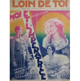 HOLLAENDER F. Loin de Toi Chant Piano 1933