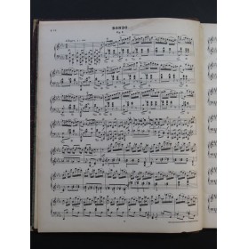 CHOPIN Frédéric Sonaten Rondos und Variationen Concerte Piano ca1890