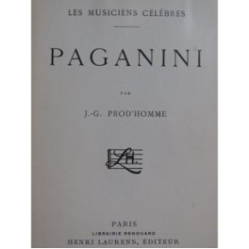 PROD'HOMME J.-G. Nicolo Paganini