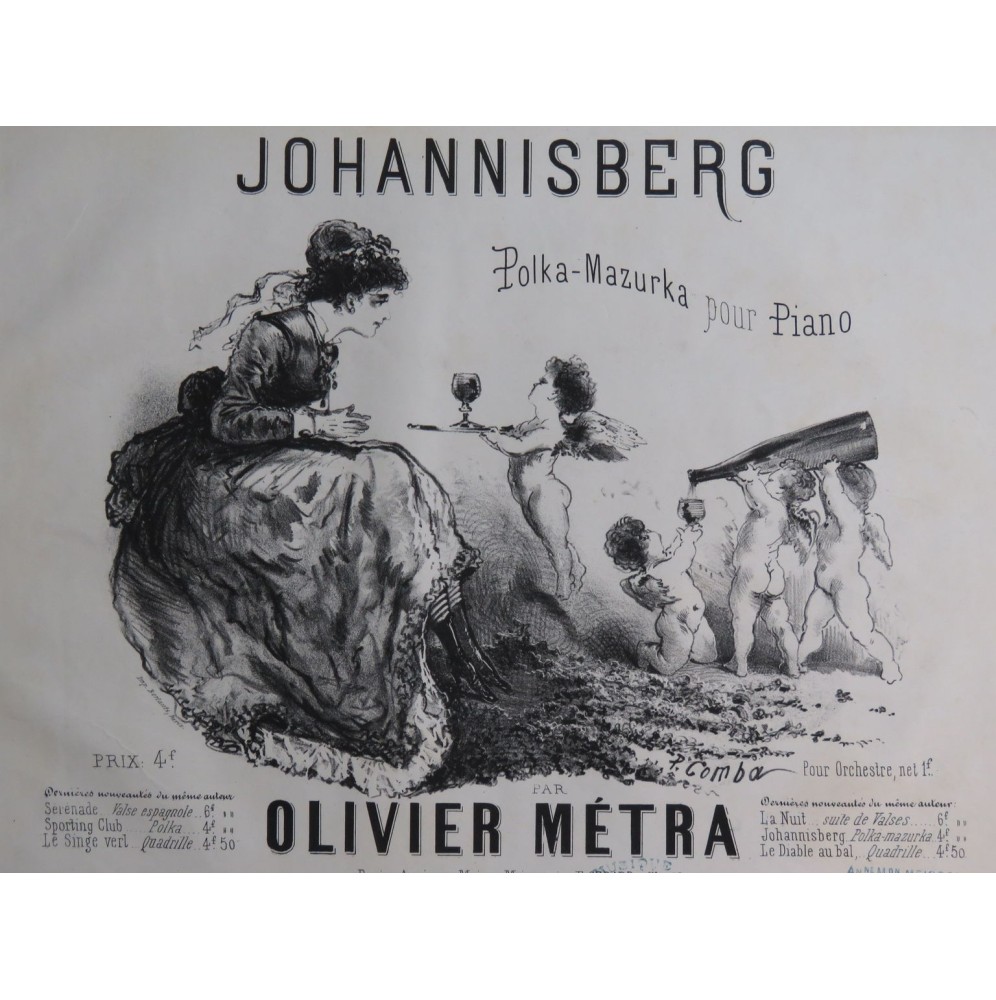 MÉTRA Olivier Johannisberg Piano ca1870