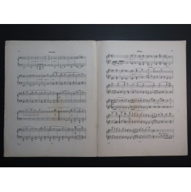 RUBINSTEIN Antoine Berger et Bergère Piano 4 mains ca1880