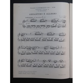 Clavecinistes Italiens du 18e siècle Pièces Choisies Piano